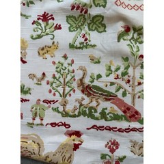 Richloom Platinum Collection Fabric rare 8 yards wide toile de jouy European 55”