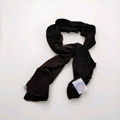 Scarf Black 92% Acetate 8% Spandex Made In Canada 59″x8″