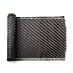 5/10 FT x 8” Real Carbon Fiber Fabric Cloth Roll 3k 200gsm Twill Weave Black