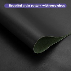 PATIKIL PU Faux Leather Fabric Nappa Grain 0.4 Yards Length 54″x14″x0.04″ Sof…