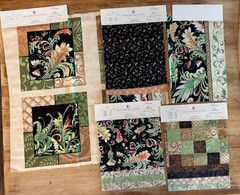 Wilmington Prints “Prima Flora” Fabric Panel Set – Lynne Brock Cotton Quilt Lot