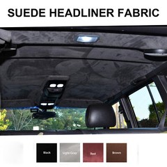 Auto Roof Suede Headliner Fabric By the Yard Droop Replace Upholstery Foam Back