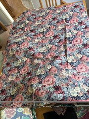 Vintage Fabric Lot Cotton Floral Dark Moody Victorian Cottagecore Calico 4.5 Lb+