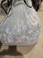 11 pound bag of crumbs and scraps cotton, batik, and others
