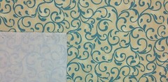 PREMIER PRINTS WESSEX TEAL GOLD FLORAL VINE SCROLL FURNITURE FABRIC BY THE YARD