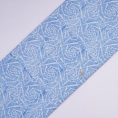 5 Yard Hand Block Print Handmade Cotton Indian Natural Sanganeri Print Fabric.