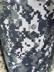 Navy Blue NWU Digital NyCo Camo Twill Fabric 60” 20-Yard Cut