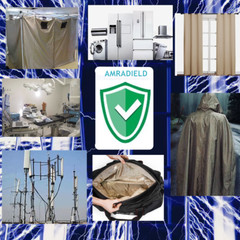 EMF Protection EMI RFID RF Blocking Magnetic Electrically Conductive Cu Fabric
