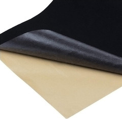 Black Self Adhesive Velvet Fabric Sticky Felt Sheets for Art & Crafts, Jewelry B