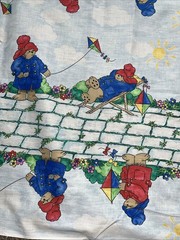 Paddington Bear fabric 1-2 Yards 60” Wide Kites Sun Outside Juvenile