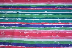 NEW, 100% Cotton Multi- Stripe cloth, fabric, material is 57 inches wide