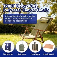 1200D Heavy Duty Waterproof Oxford Fabric – Durable Polyester Canvas for DIY, Ta
