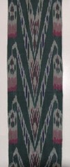 11 Yard HAND MADE UZBEK Natural 100% COTTON IKAT FABRIC # 8943