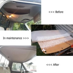 NEW 60″x60″ Brown Multi-functional Auto Roof Lining Headliner Fabric for SUV