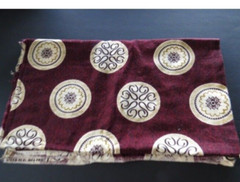 Cotton Sewing Fabric Real Wax Print Asian Circle Mandalas 1 – 7/8 yd x 42″