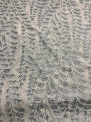 August Blue Beige Fabric
