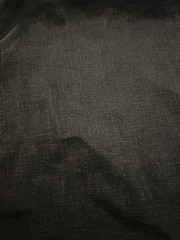 100% Linen Fabric – Reversible Black & Grey White Weave – Light 59″ Wide BTY