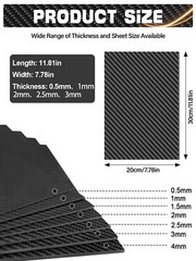 200X300 Carbon Fiber Sheet Carbon Fiber Plate 0.5MM 1.0MM 2.0MM 2.5MM 3.0MM 1…