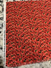 Poppy Passion ©️Springs Global US Inc. #CP11876 11.5” X 41”Yd Cotton PREWASHED