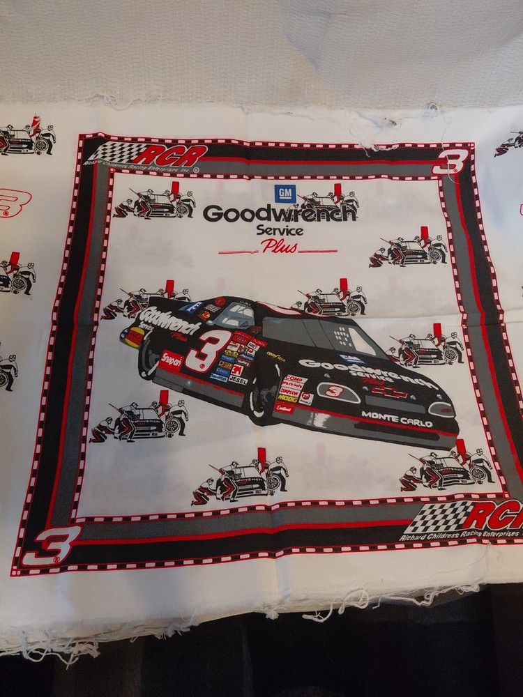 Nascar Sewing Pillow Panel #3 Goodwrench Childress Racing RCR