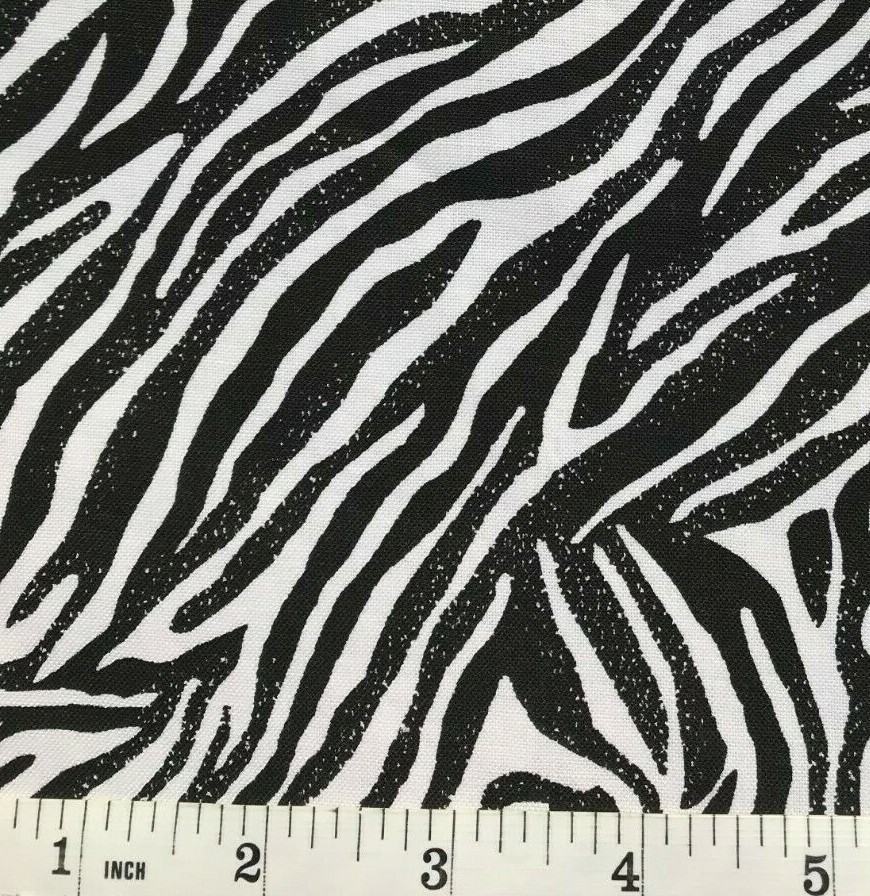 Zebra Animal Print – Speckled Quilt Fabric – Yard