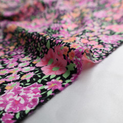 100% Cotton Flannel Fabric, Floral Printed(4 Types) – By the Yard