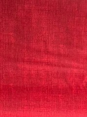Red Color Basket Weave Pattern Fabric – Sold by the Yard