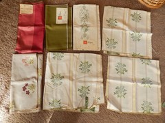 MIXED LOT 7 ASSORTED STYLES COLORS UPHOLSTERY/DRAPERY FABRIC SAMPLES WESTGATE