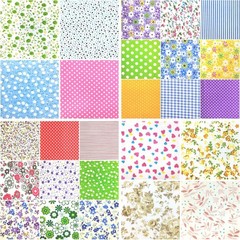 120 Multicolored 4” x 4” Cotton Squares – Ideal for Beginners & Kids’ Crafts