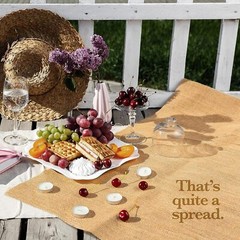 40 Inch X 15 Feet Durable Beige Burlap Fabric Roll For Diy Gardening And Events