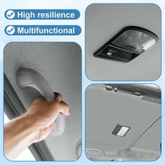 Grey Suede Headliner Fabric 125″ L x 60″ W with Foam Backing, with Seam Rolle…
