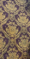 Fabric sold by yard Upholstery Drapery Chenille classic Damask design 60″ Wide