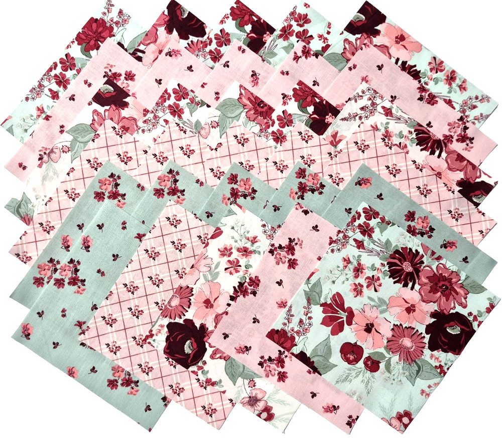 LOVE YOU ALWAYS from Riley Blake Designs – (30) 6.5″ fabric squares set