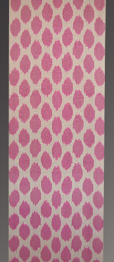 11 Yard HAND MADE UZBEK Natural SILK IKAT ADRAS FABRIC #6365*