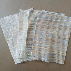 Fabric Sample Book Neutral Mix Drapery Swatches Textured Art Craft Sewing 27 Pc.