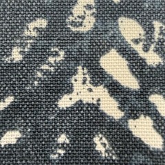 Premier Prints Outdoor Borneo Fabric Navy Blue White Batik Sunburst DIY 4.75+ yd