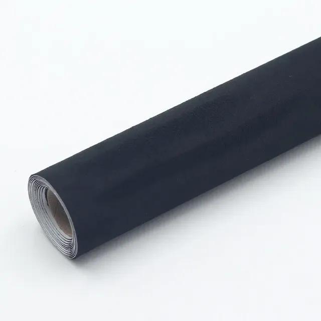 Self Adhesive Faux Suede Fabric Wrap Film Sticker Stretch Car Interior DIY Craft