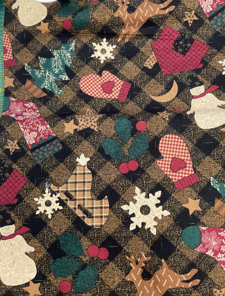 RJR FASHION FABRICS – NORTH BAY CHRISTMAS BY THIMBLEBERRIES- ONE YARD PIECE