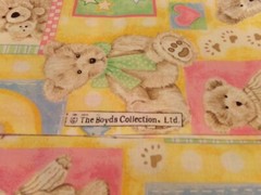 23″ x 44″ VINTAGETHE BOYDS COLLECTION SWEET DREAMS/YELLOW NEW COTTON #9315