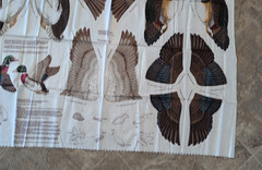Vintage MALLARD & WOOD DUCK Cut and Sew FABRIC Panel Cranston Print Works Co