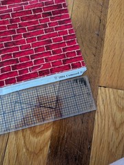 Red Brick Fat Quarter 1994 Concord Fabric