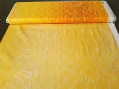 26″ Meridian P&B Textiles Gradient Ombre Striped Dots Light Yellow to Orange