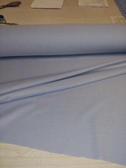 Light Blue Chambray Fabric Cotton Shirting Dyed Yarn Soft BY THE YARD