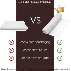 54″ by 20 Yards White Tulle Fabric Rolls – By 20 (60 Ft),