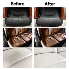 Black Waterproof Faux Leather Fabric Boat Upholstery Marine Vinyl 54″ Wide