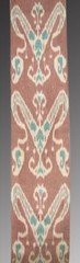11 Yard HAND MADE UZBEK Natural SILK IKAT ADRAS FABRIC #6335
