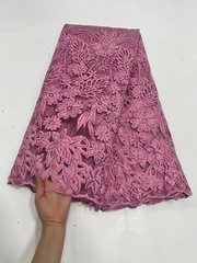 5 Yards Sequin Embroidery Tulle Lace Fabric Net African Lace Fabric Women Dress