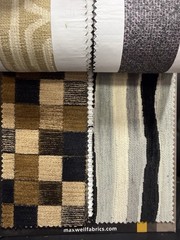 30 Fabric Samples Maxwell Upholstery Swatches Neutral Textured Designer Lot