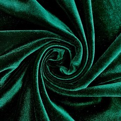 Princess HUNTER GREEN Polyester Spandex Stretch Velvet Fabric for Bows, Topknot