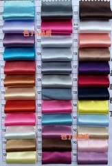 Wholesale Satin Fabrics White Black Plain Solid Charmeuse Satin Material Lining